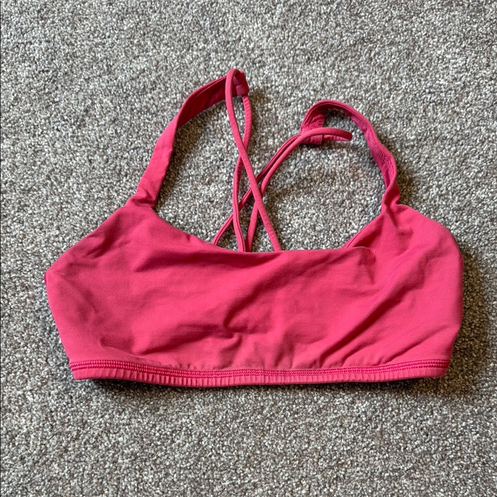 Lululemon Athletica Pink Sports Bra